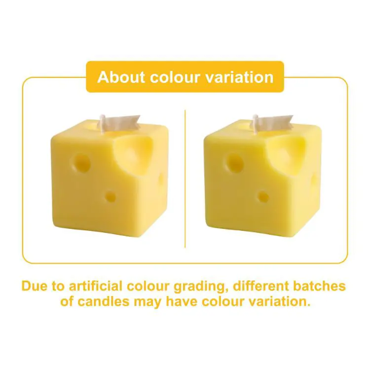 Picture of Square Cheese Shape Candles