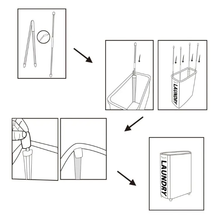 Picture of Laundry Basket With Wheels