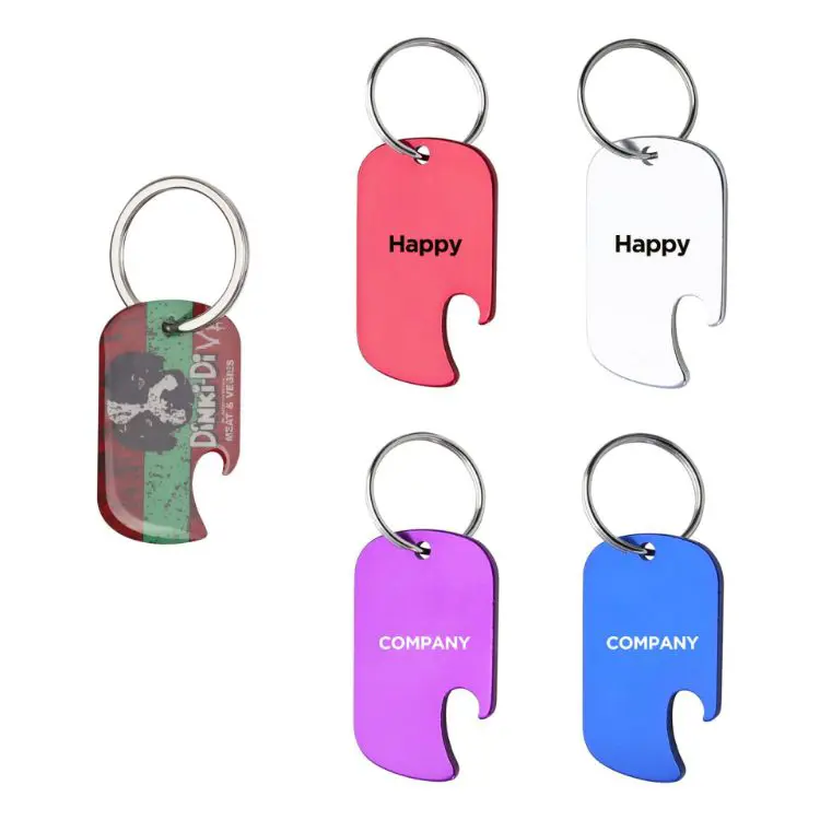 Picture of Dog Tag Bottle Opener Keyring