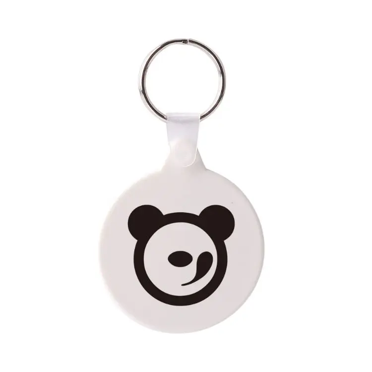 Picture of Round Hard Plastic Keyring