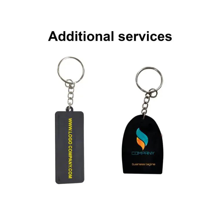 Picture of Custom Shape PVC Keyring