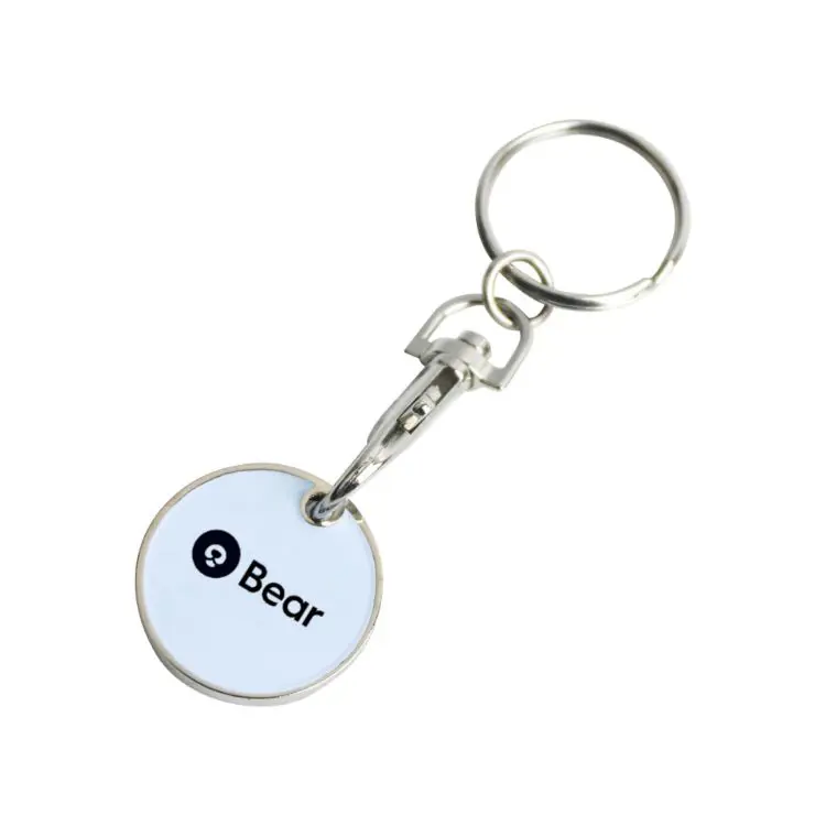 Picture of Printed Trolley Coin Keyring