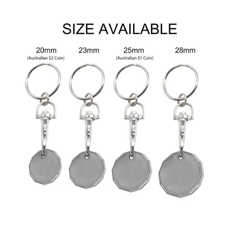 Picture of Printed Trolley Coin Keyring