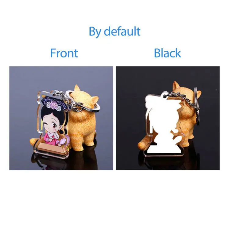 Picture of Custom Shape Acrylic Keyring