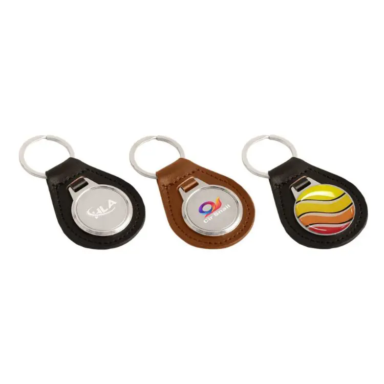 Picture of PU Leather Metal Keyring D
