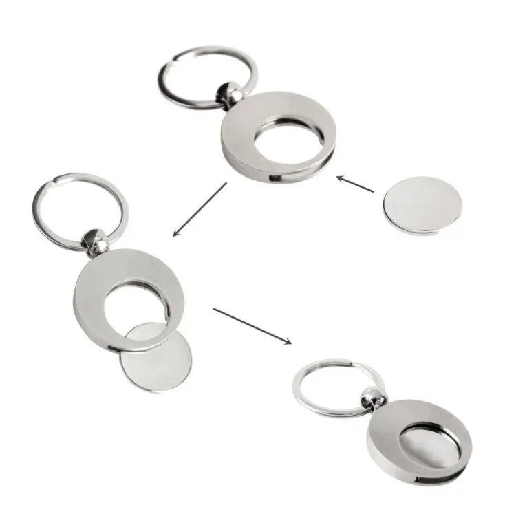 Picture of Round Trolley Coin Keyring