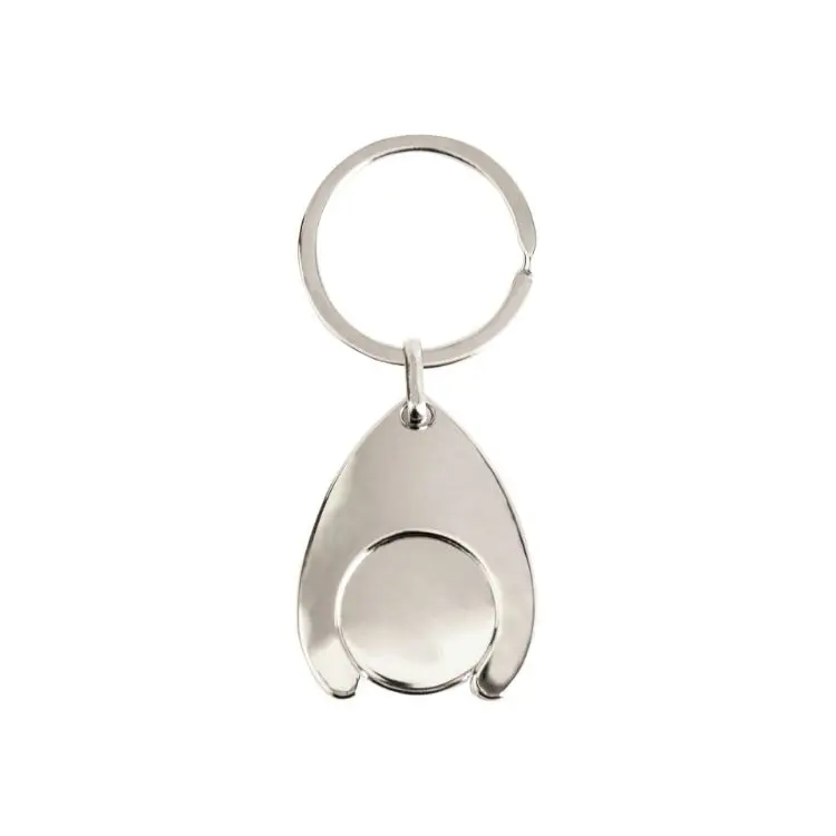 Picture of Teardrop Trolley Coin Keyring