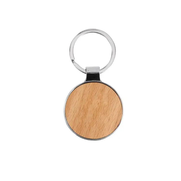 Picture of Round Wooden Keyring