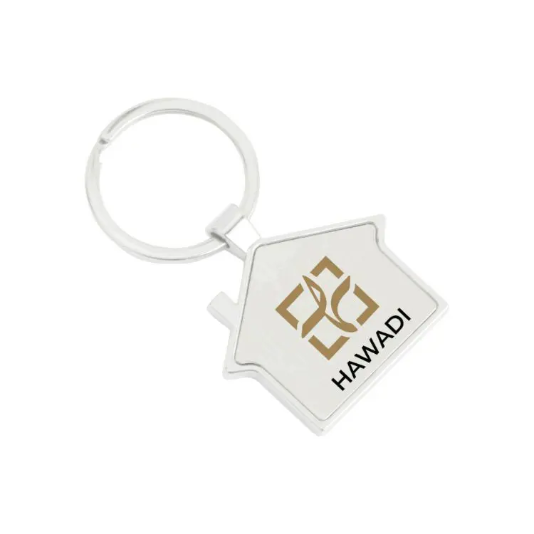 Picture of House Metal Keyring