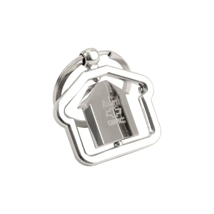 Picture of Spinning House Metal Keyring