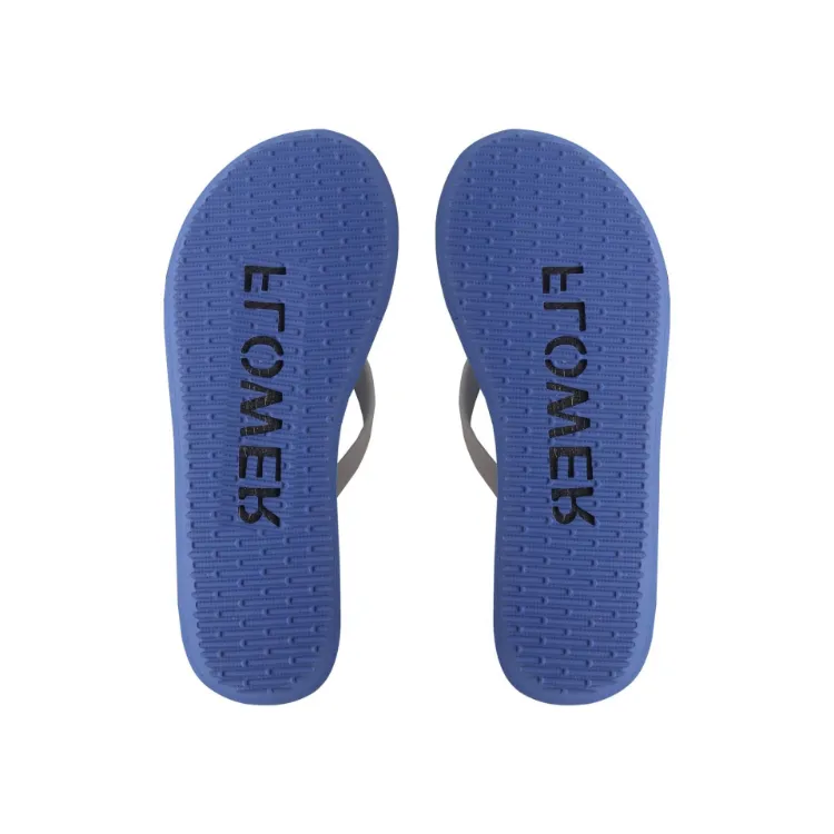 Picture of Rubber Platform Talking Footprint Thongs