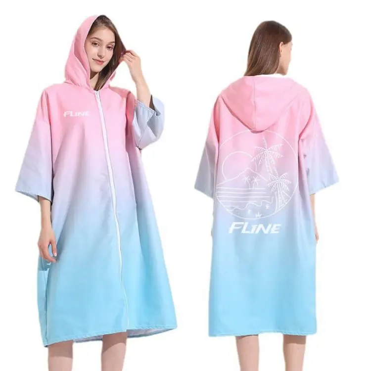 Picture of 100% Microfibre Sublimation Hooded Change Towel with Zip