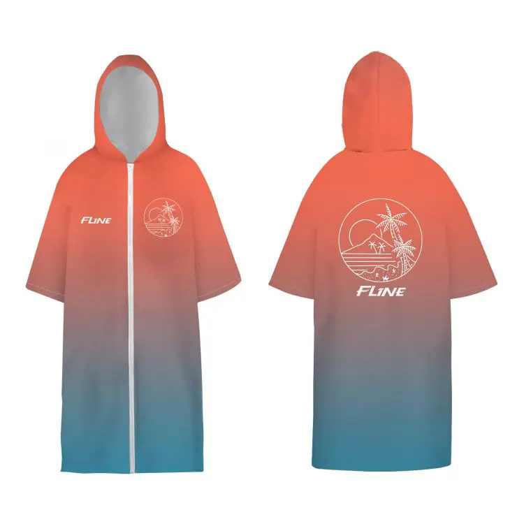 Picture of 100% Microfibre Sublimation Hooded Change Towel with Zip