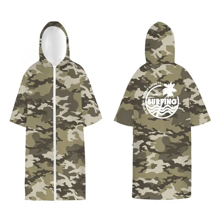 Picture of 100% Microfibre Sublimation Hooded Change Towel with Zip