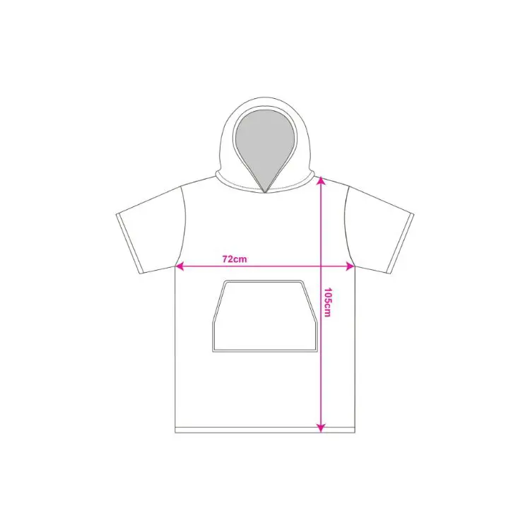 Picture of 100% Microfibre Sublimation Hooded Change Towel