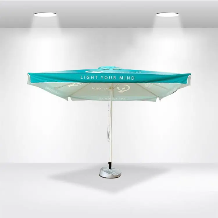 Picture of 3x3m Square Sublimation Market Umbrellas With Valances