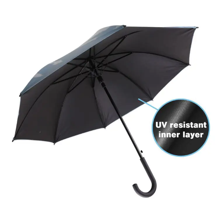 Picture of Classic Eight-Panel Digital Print Umbrella - 23 Inch