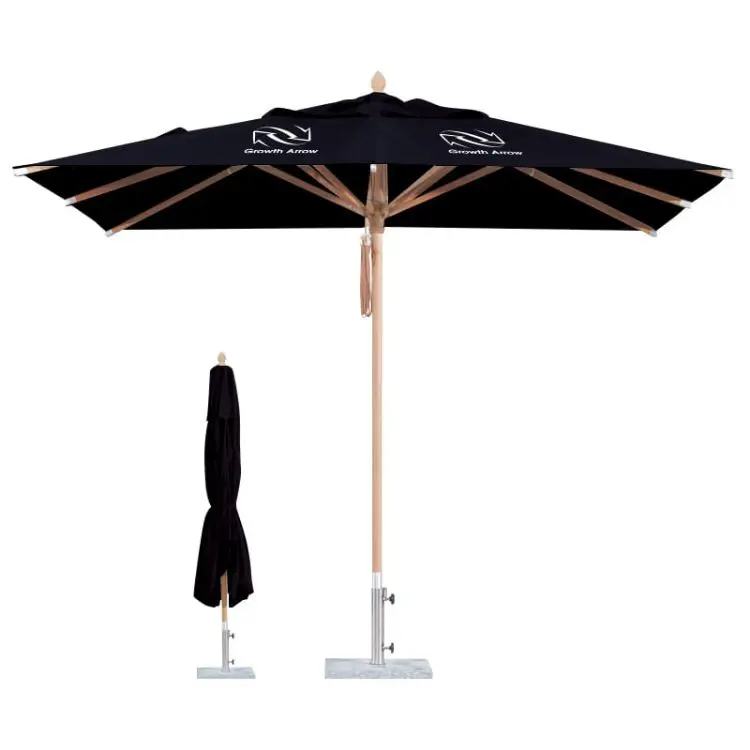 Picture of 3x3m Wind-resistant Square Stock Colour Outdoor Umbrella