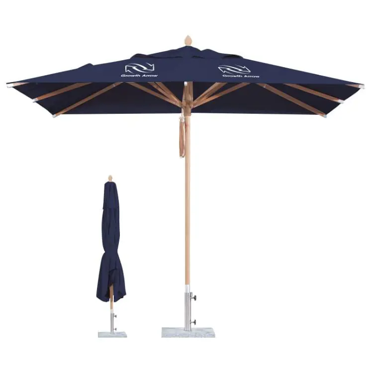 Picture of 3x3m Wind-resistant Square Stock Colour Outdoor Umbrella
