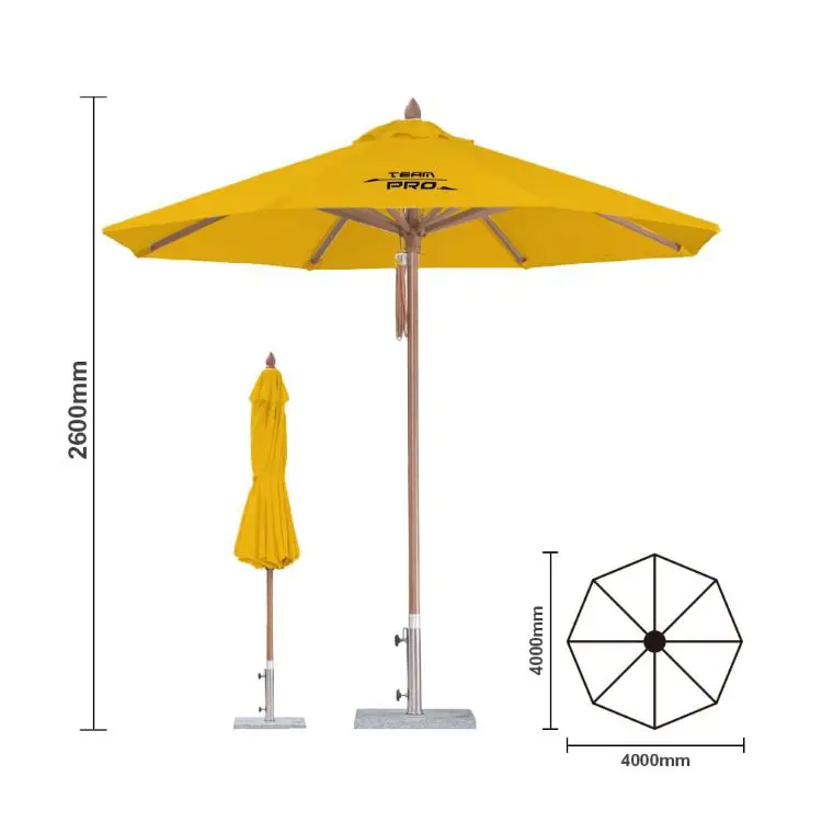 Picture of 4x4m Wind-resistant Octagon Stock Colour Outdoor Umbrella