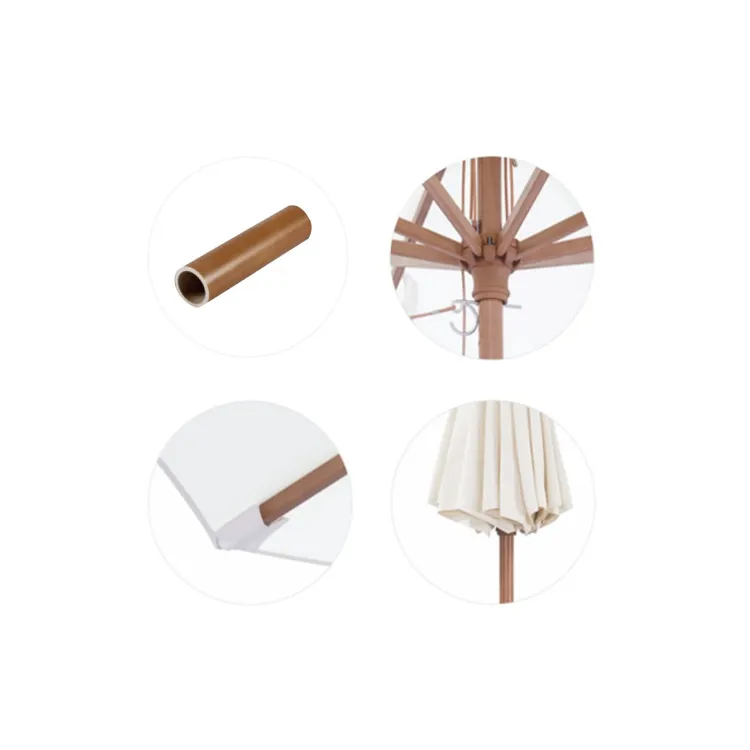 Picture of 2x2m Wind-resistant Octagon Stock Colour Outdoor Umbrella