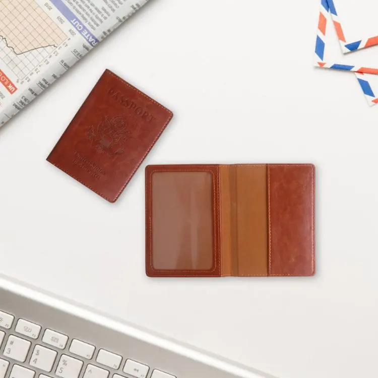 Picture of RFID PU Leather Passport Holder