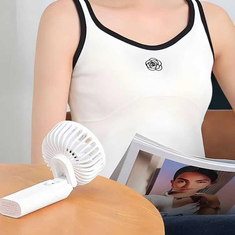 Picture of Handheld Power Bank Folding Fan