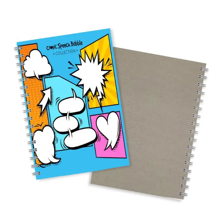 Picture of A5 Full Colour Wiro Binding NoteBook