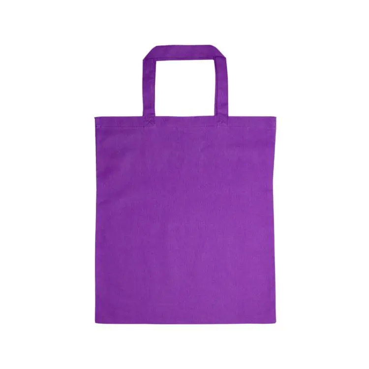 Picture of Coloured Cotton Short Handle Tote Bag