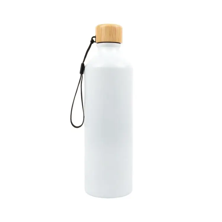 Picture of Gelato Aluminium Bottle with Bamboo Lid