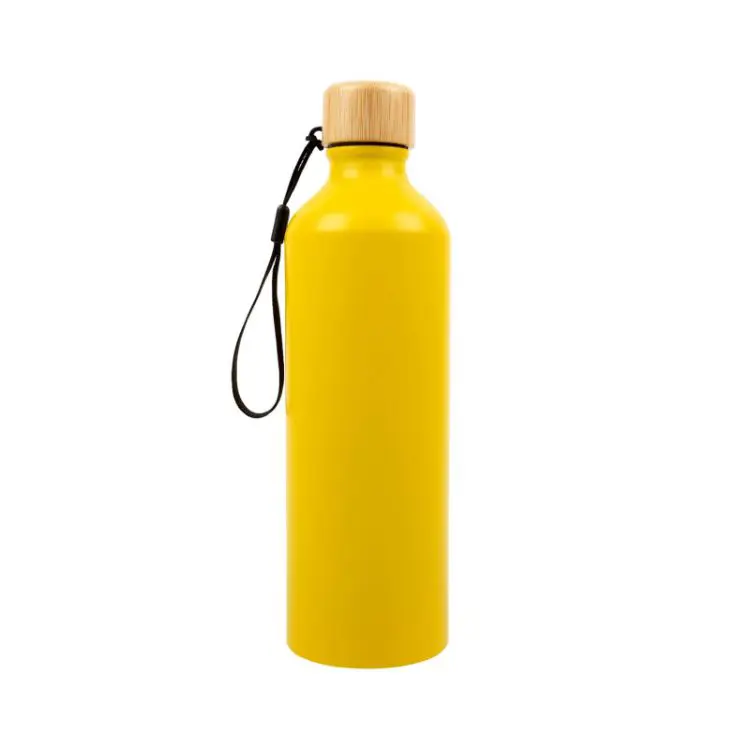 Picture of Gelato Aluminium Bottle with Bamboo Lid