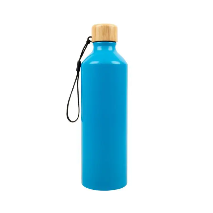 Picture of Gelato Aluminium Bottle with Bamboo Lid