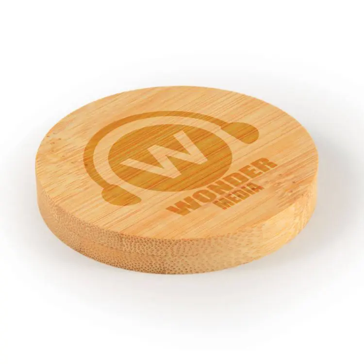 Picture of Discus Bamboo Bottle Opener Coaster