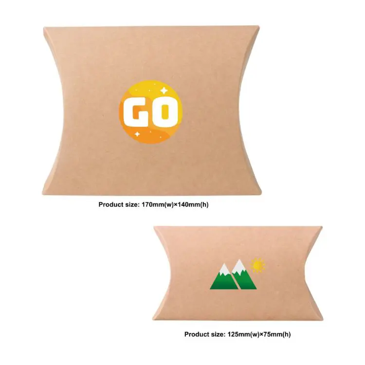 Picture of Small Brown Kraft Pillow Box(125 x 75 x 30mm)