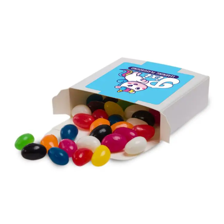 Picture of Assorted Colour Jelly Beans in 50g Box