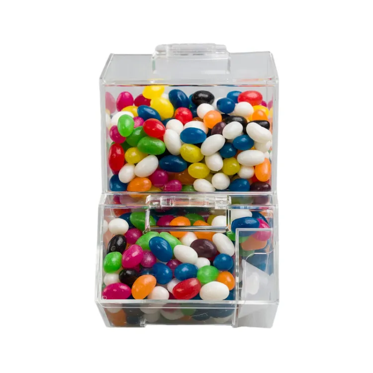 Picture of Assorted Colour Mini Jelly Beans in Dispenser