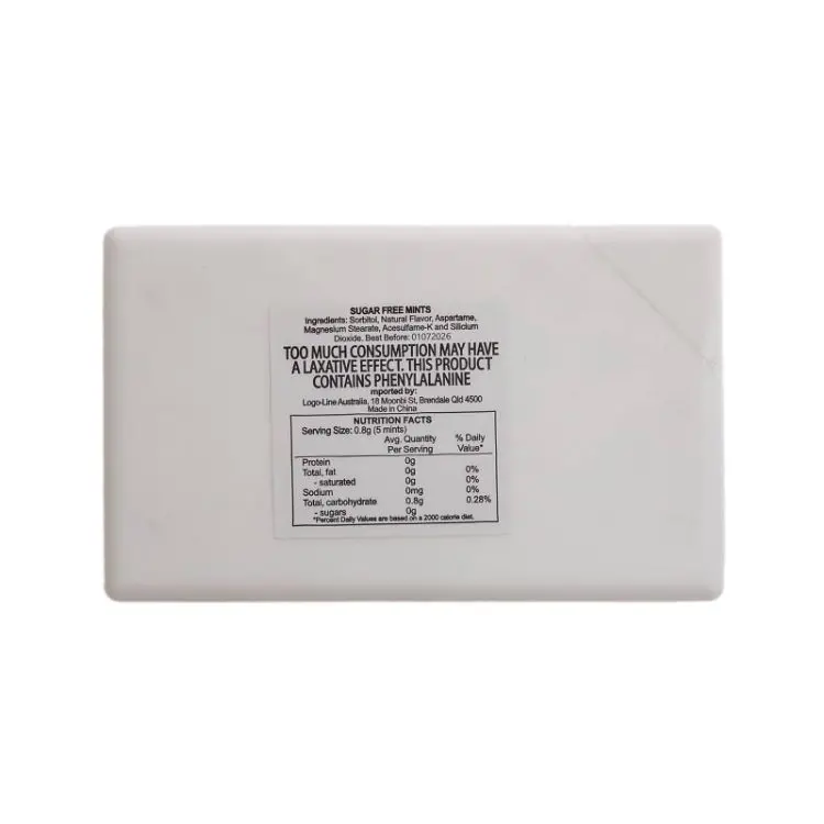 Picture of Rectangular Sugar Free Breath Mints