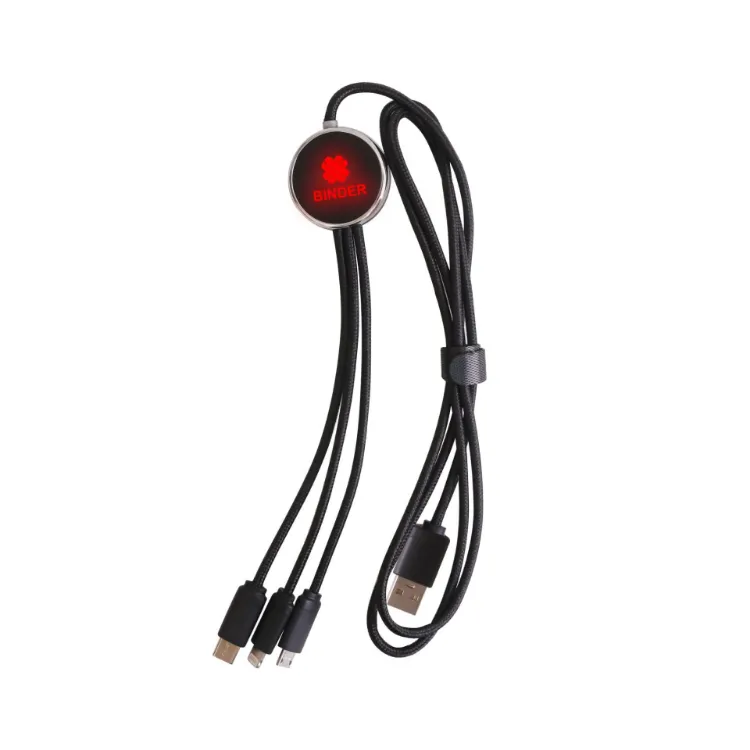 Picture of 3-In-1 Light Up 1.2m Long Charging Cable