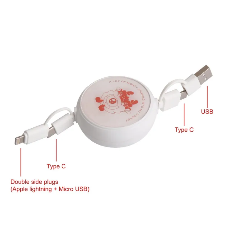 Picture of Retractable Portable Charging Cable