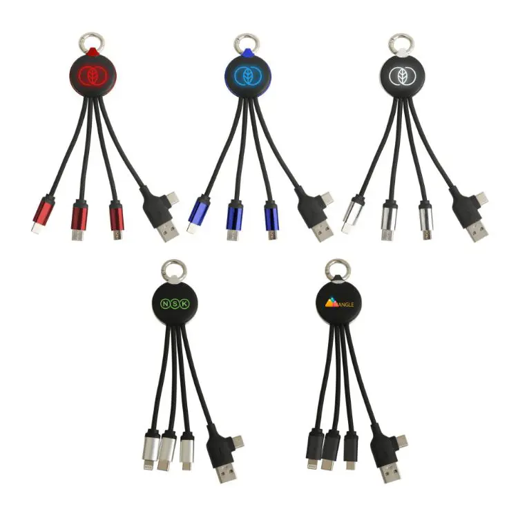 Picture of Round Shaped Light Up Multi Charging Cable
