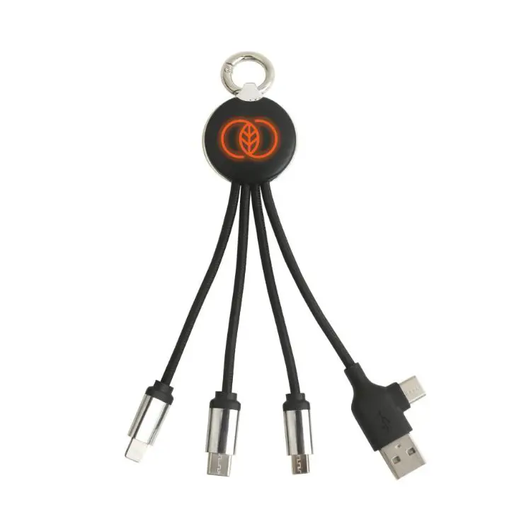 Picture of Round Shaped Light Up Multi Charging Cable