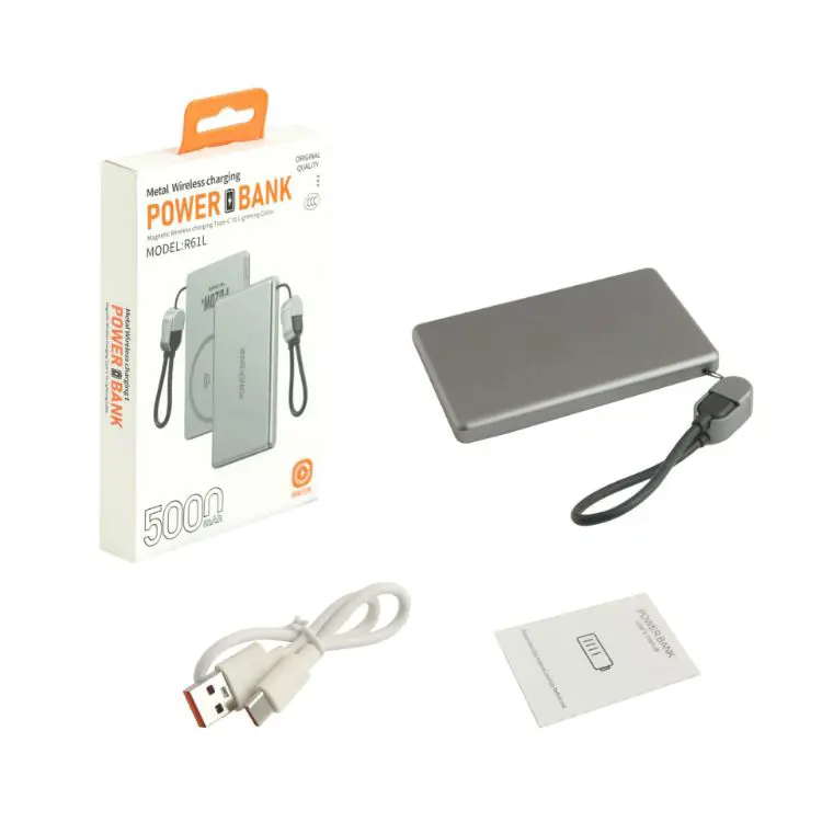 Picture of 5000mAh Aluminum Magnetic Power Bank