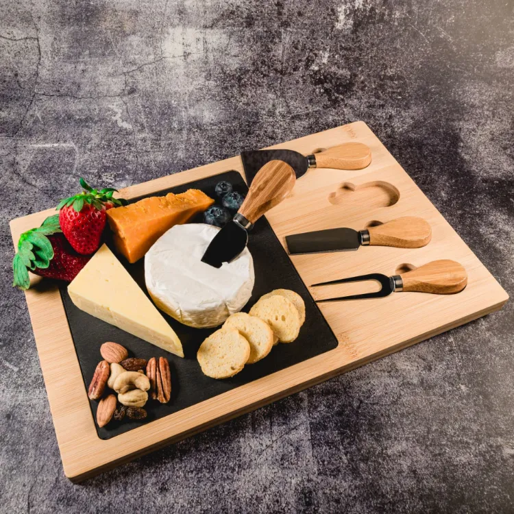 Picture of Mosaic Bamboo Slate Cheese Board
