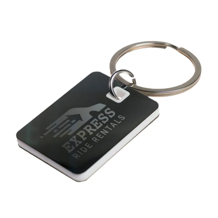 Picture of Rectangle Stainless Steel Keytag