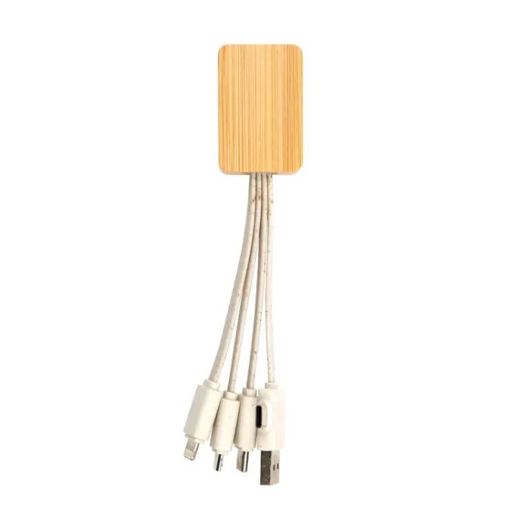 Picture of Sprite Square Bamboo Charging Cable