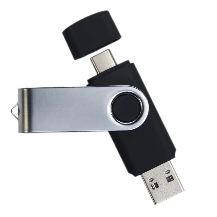 Picture of Swivel USB Flash Drive Dual 8GB