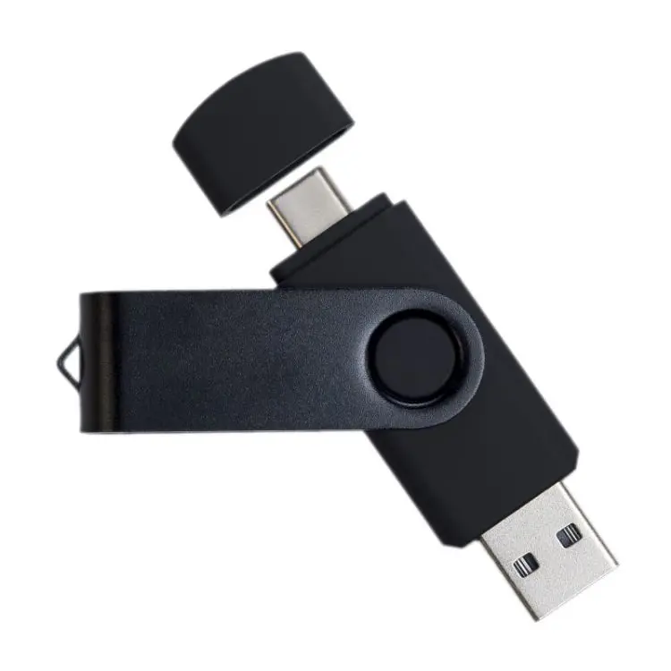 Picture of Swivel USB Flash Drive Dual 8GB