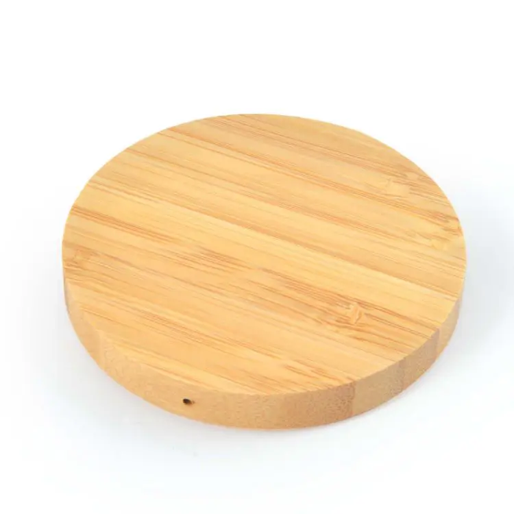 Picture of Arc Round Bamboo Wireless Charger