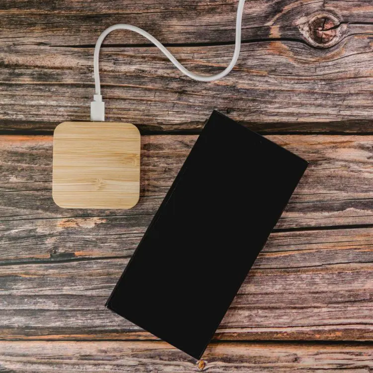 Picture of Arc Square Bamboo Wireless Charger