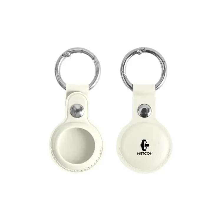 Picture of PU Leather AirTag Holder with Keyring